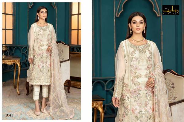 Rawayat Nureh 4 New Festive Wear Heavy Georgette Pakistani Salwar Suits Collection